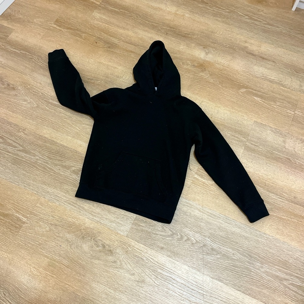 black hoodie